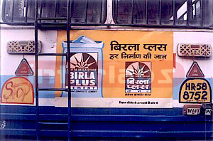 Haryana Roadways Buses . Bus Stands . Bus Queue Shelters